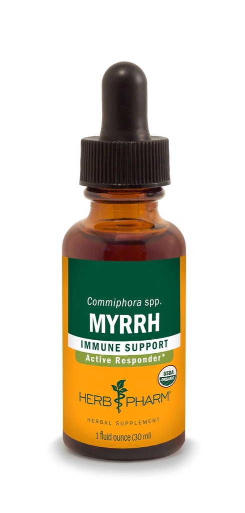 Herb Pharm Myrrh Extrato Líquido para Suporte do Sistema Imune - 1 Onça (DMYRR01)