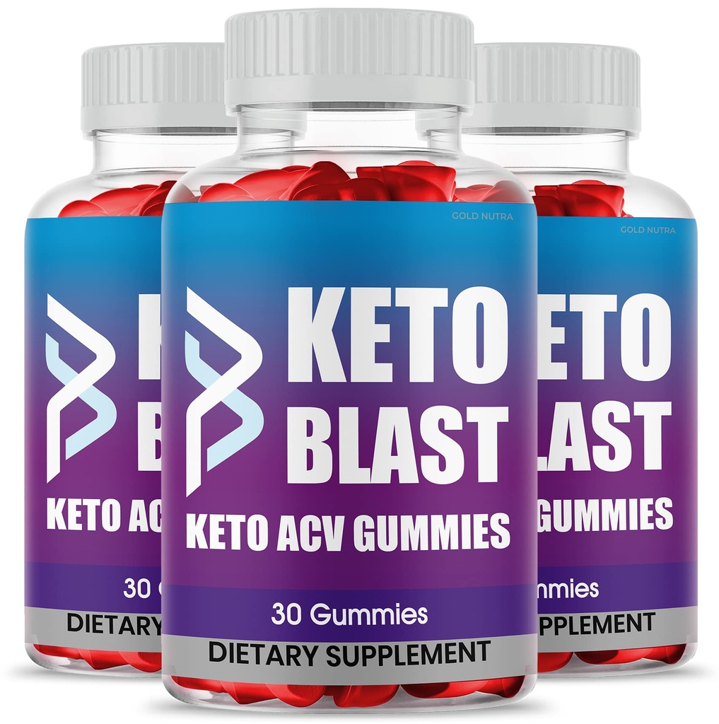(3 Pack) Keto Blast Gummies, força máxima, Original Keto Blast Gummy, Fórmula avançada, fornecimento de 3 meses
