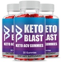 (3 Pack) Keto Blast Gummies, força máxima, Original Keto Blast Gummy, Fórmula avançada, fornecimento de 3 meses