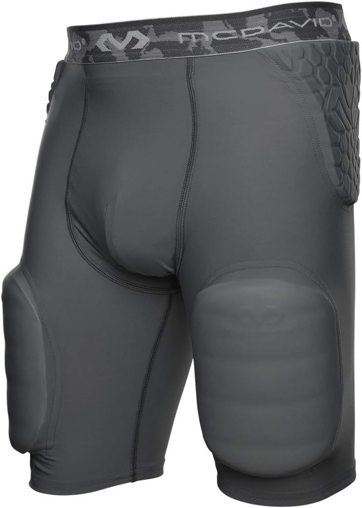McDavid Hex Rival 5 Calças de futebol acolchoadas, Calças de futebol acolchoadas integradas, Adulto