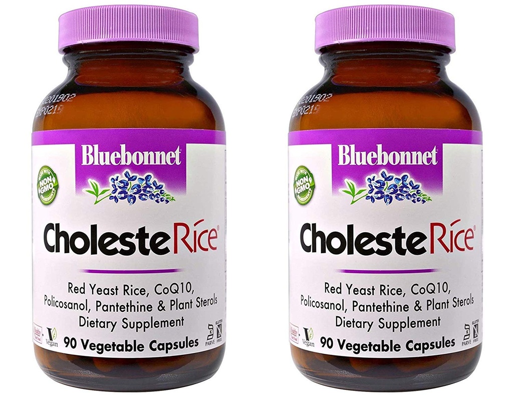 Bluebonnet Nutrition, ColesteRice, 90 Veggie Caps - 2pc