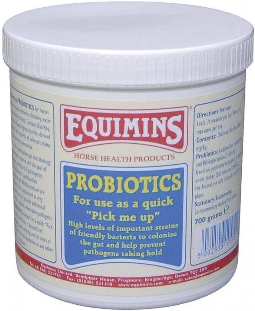 Suplemento de cavalos Probióticos Tub 700G