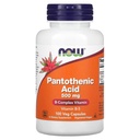 AGORA Alimentos Ácido Pantotênico 500mg, 100 Cápsulas (Pacote de 1)