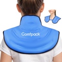 Ice Pack for Neck and Shoulder Pain Alief, Neck Ice Pack Wrap Gel Reusable Hot Cold Compress Therapy Upper Back Large Ice Pack for Inchange, Cirurgia do colo do útero, Sprain