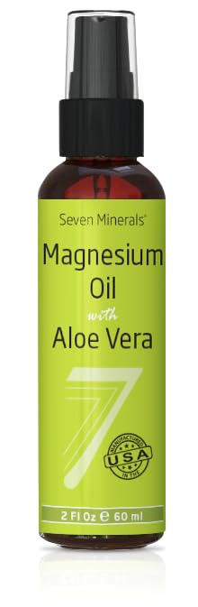 Sete Mineral Puro Pulverizador de Óleo de Magnésio - Farmacêutico (USP) grau, a maior força - Minado nos EUA