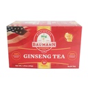 Baumann Premium American Ginseng Sacos de chá (20 sacos de chá) - Panax Wisconsin autêntico crescido Panax Ginseng Chá de ervas - chá verde saudável com antioxidante Ginsenosides para melhor foco & energia