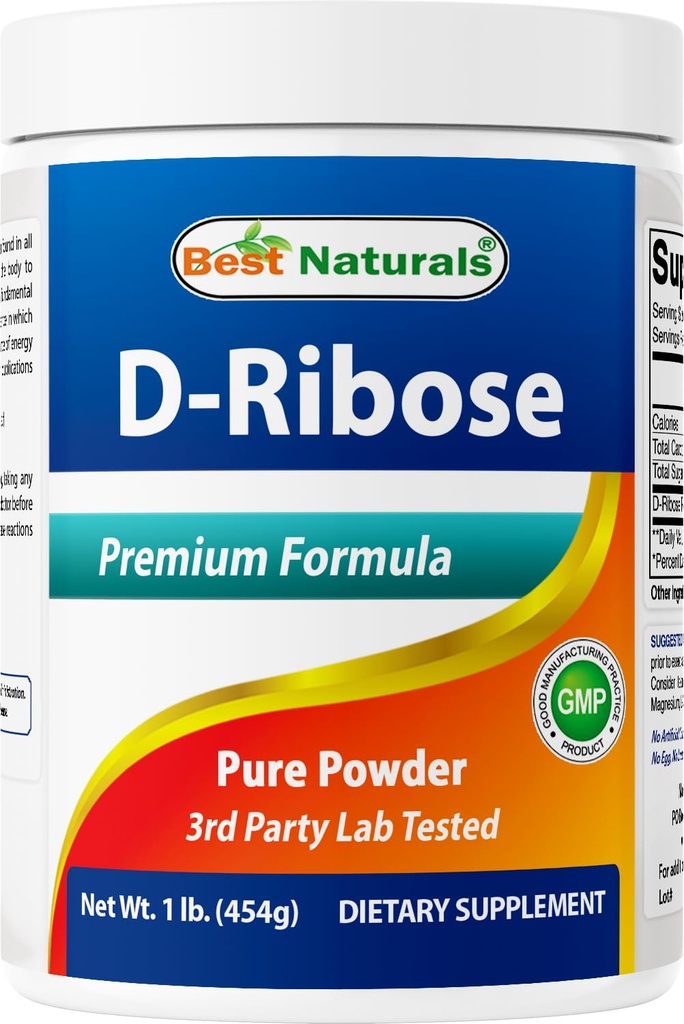 Melhor Natural D-Ribose Pó 1 Libra