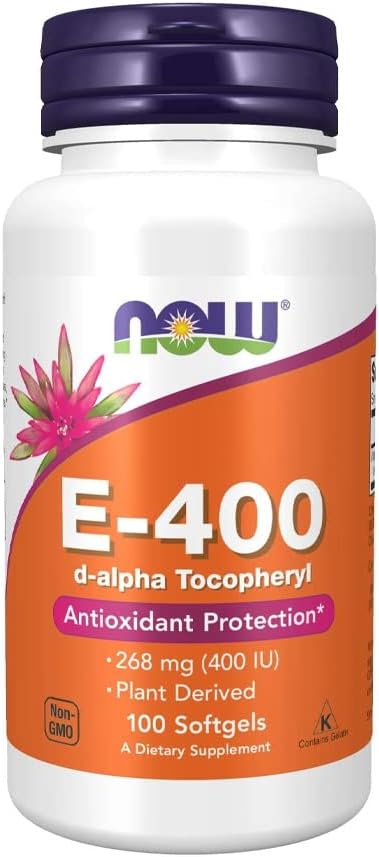 Agora Alimentos Vitamina E-400 Tocoferóis mistos - 100 Softgels