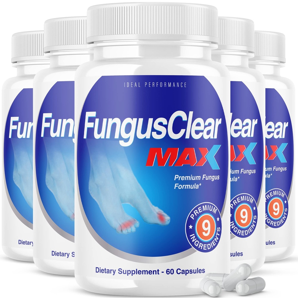 DESEMPENHO IDEAL (5 embalagens) Pílulas de máx. das unhas dos pés claras de Fungus (300 cápsulas)