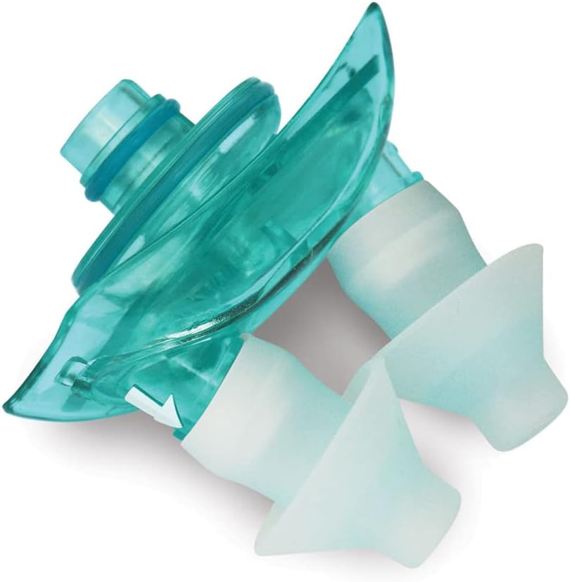 Navage Nasal Dock-Nose Pillow Combo: Teal Nasal Dock e travesseiros padrão
