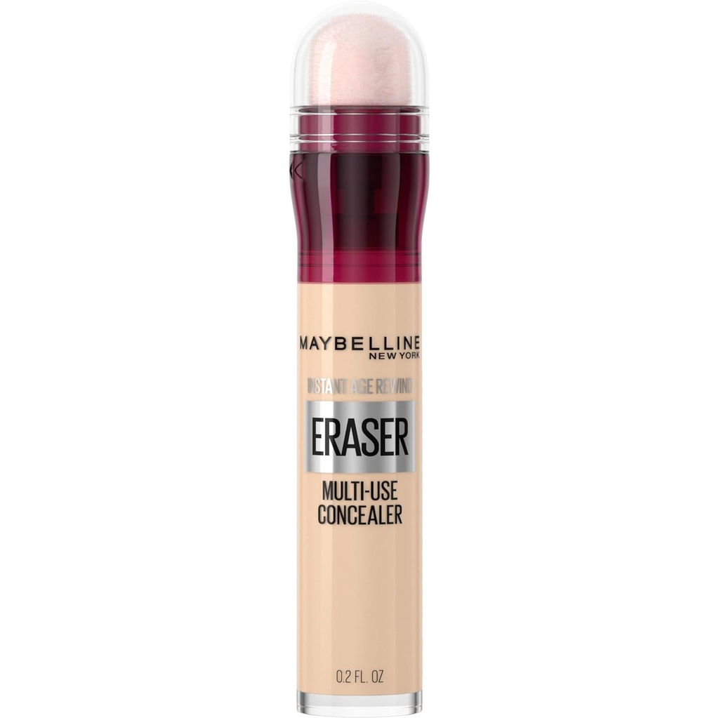 Maybelline Instant Age Rebobinar Borracha Círculos Negros Tratamento Multi-Use Concealer, 100, 1 Conde (Pacote de Maio Vary)