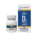 Fonte Superior Vitamina D3 5000 UI - Oferece Sistema Imune, Suporte do Sistema Encefálico e Nervoso - Ajudas Absorção de Cálcio para Dentes & Saúde Óssea - Bariátrico Friendly - 100 Comprimidos Dissolventes Sublingual