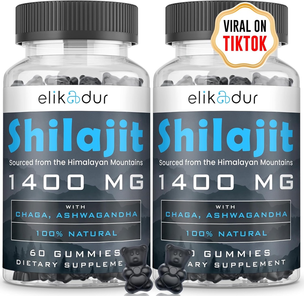 84,000 MG pastilhas orgânicas Shilajit com 85+ Trace Minerals, Ácido fulvico, Shilajit para homens e mulheres, Energia e apoio imunológico, Alta potência grau de ouro, Açúcar-livre, Vegan, 100% Natural 120 chicletes