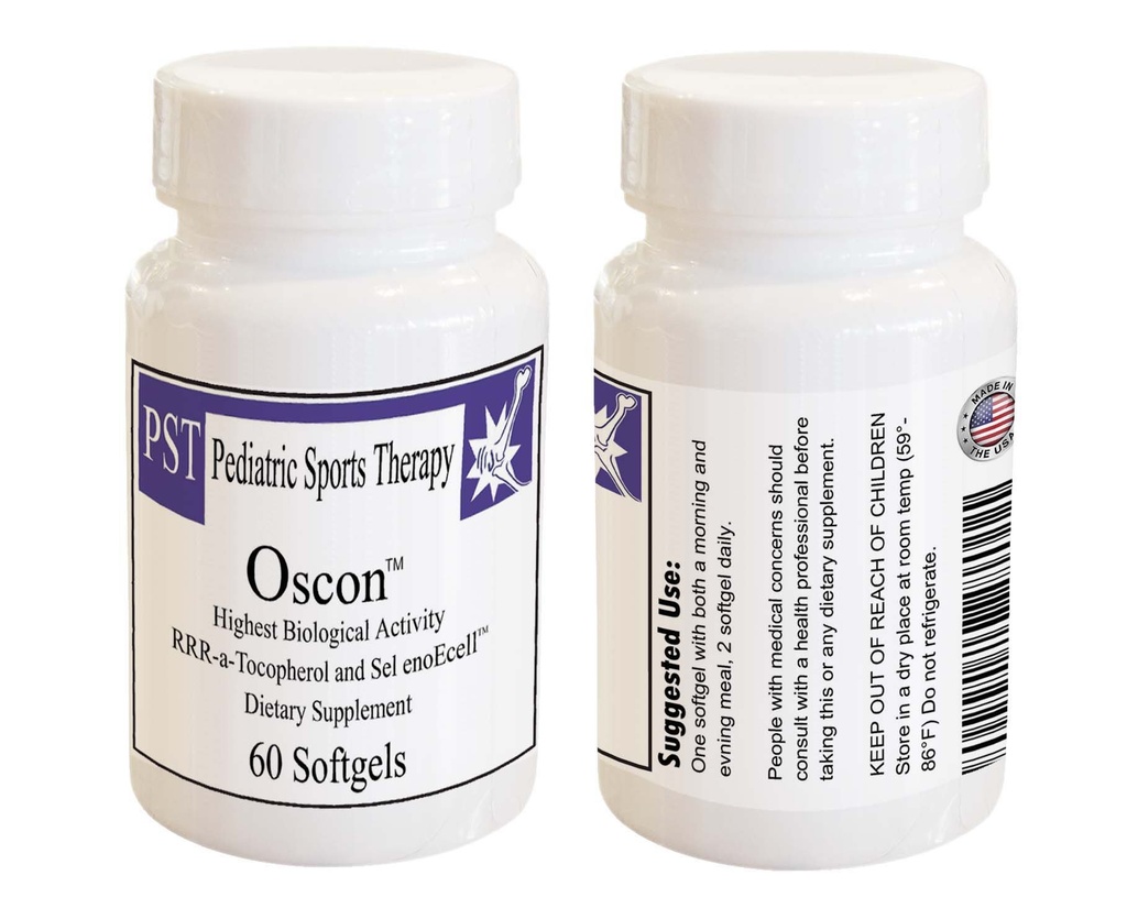 Oscon 60 ct - RRR-A-tocoferol e Selenium Nutriceutical Supplement...
