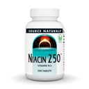Fonte Naturals Niacin 250n Vitamina B-3-250 Comprimidos