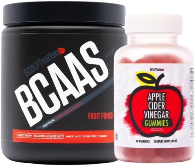 Sculpt Nation por V Shred BCAA Pó e Apple Cider Vinagre Bundle