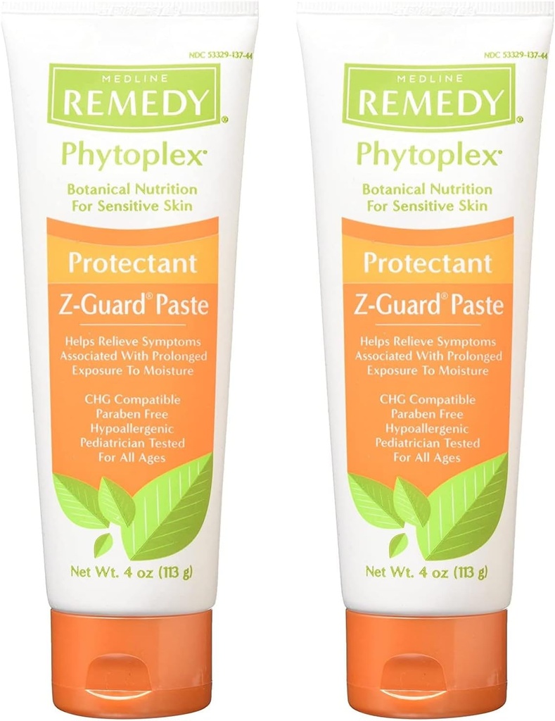 Pasta de proteção da pele de Phytoplex Z-Guard Medline Remedy, 4 Onça (Pacote de 2)