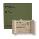 ProMix Nutrition Protein Puff Bares - Chocolate de hortelã-Crispy de Marshmallow - Grande degustação e saudável no lanche Go - alta proteína e baixa caloria - livre de glúten, soja, & milho - 12 Bares