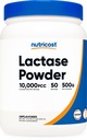 Nutricost Lactase pó 500 gramas - Não-GMO, sem glúten