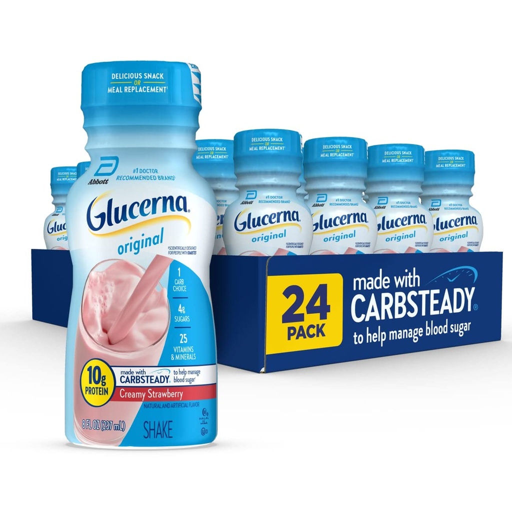 Certifique-se de Shake Nutrition Plus 24 Pack & Glucerna Diabetic Nutritional Shake 24 Count