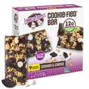 Lenny & Larry's Cookie-fied Protein Bar – Cookies & Creme Vegan Protein Bars 9x45g – Snacks saudáveis com 12g de proteína vegetal & 5g de fibra – Gluten Free Power Bar, Keto Friendly, Não-GMO & Vegan