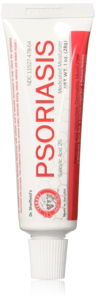Psoríase 2% Ácido Salicíclico, Hidratante Medicado, 1,0 Oz