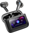 TOZO ColorPods fones de ouvido sem fio com tela de toque Ruído ativo Cancelando Orelha Buds 4 Mics ENC Clear Call Deep Bass in Ear Bluetooth 5.4 Headphone Long Playtime IPX6 Waterproof 32 EQs via APP