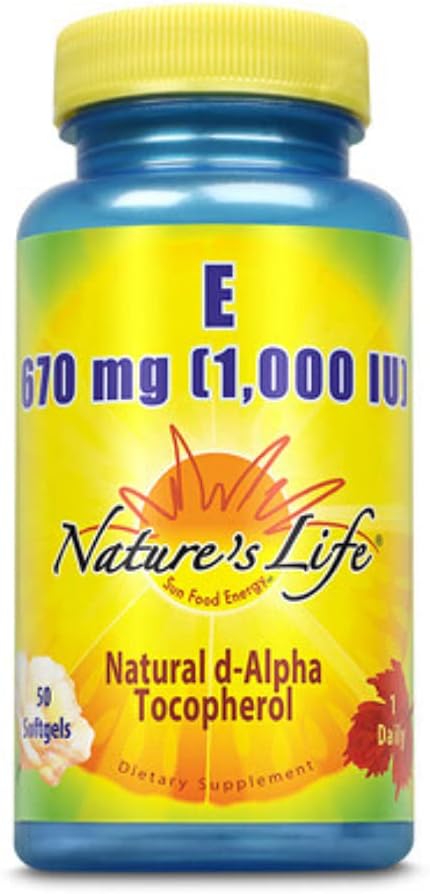 Vida da natureza Vitamina E, 1.000 UI .