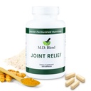 M.D. Joint - Suplemento Formulado Especialista - Joelhos, HIPS, Movimento e Mobilidade dos Tornozelos - Mistura Diária de Bem-Estar - Colágeno, Hidrolisado, Glucosamina, BioPerine, Turmérica - 120 Cápsulas (Pacote de 1)
