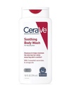 Lavar o corpo calmante CeraVe para pele seca, óleo de chuveiro para pele sensível, seca, comichão, e Eczema-Prone, livre de fragrância e paraben livre & sulfate livre, 10 onças