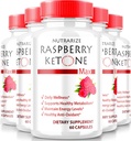 (5 Pack) Raspberry Ketone Cápsulas, Framboesa Oficial Cetona para perda de peso, Fórmula Keto All-Natural para desbloquear o seu corpo e Fitness Goals, FramboesaKetone 1200MG Suplemento, Comentários (300 Cápsulas)