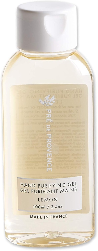 Gel de higienizador de mãos baseado em álcool avançado de Pre de Provence Hidrata e suaviza as mãos, 3.4 Onça fluida, Limão