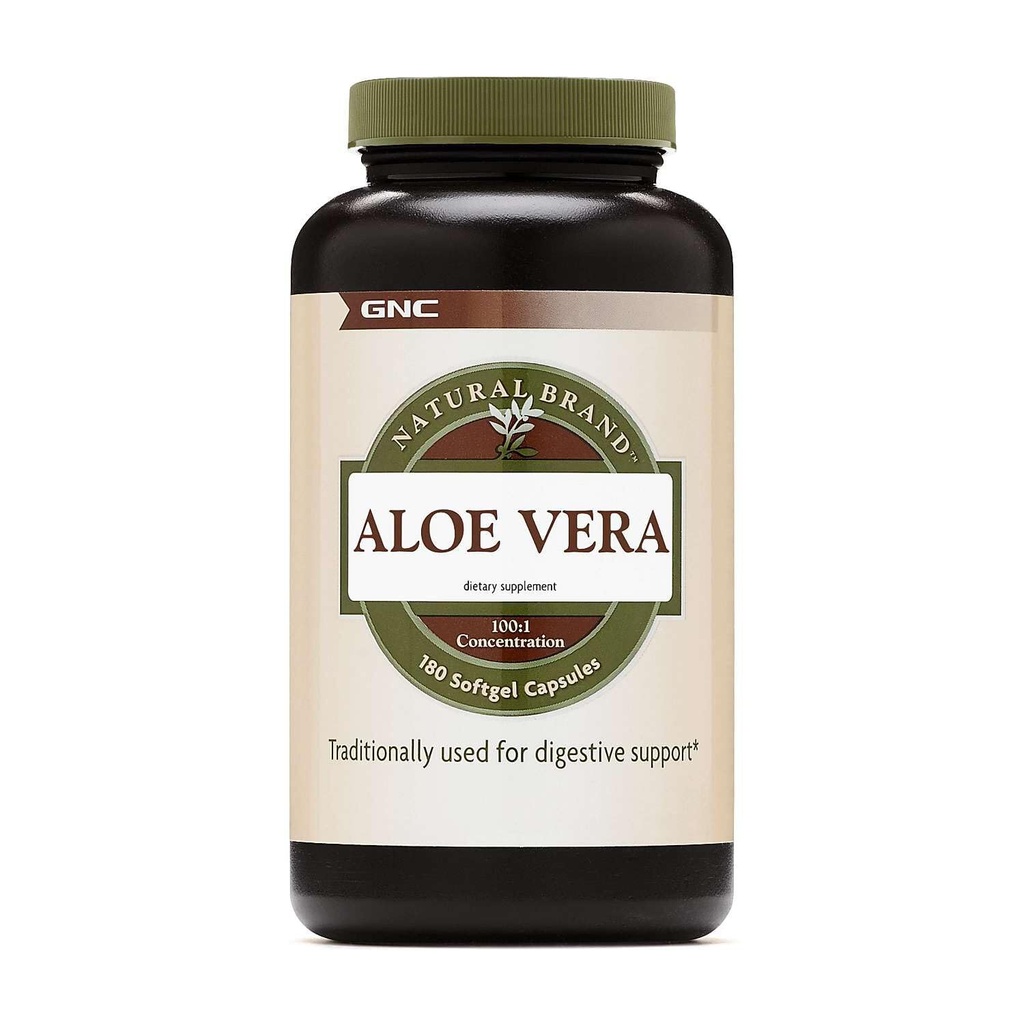 GNC Natural Brand Aloe Vera SoftGel Cápsulas