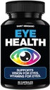 Cuidados Oculares & Visão Vitaminas Suplemento 60 Cápsulas - Suporta Strain Eye, Seco Olhos e Visão Saúde - Suporta Visão, Ocular e Macular Saúde - 14 Ingredientes Ativos, Lutein.