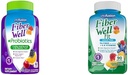 Poços de fibra de vitafusão + Probióticos 60 contagem e fibra encaixar bem 90 Count Gummy Vitamina