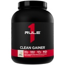 Regra 1 Gainer Limpo - Fórmula de ganho de Lean de alta proteína com 560 calorias, 30g de proteína de espectro completo, mais de 90g de carboidratos, abaixo de 6g de gordura (15 Servings, Vanilla Ice Crème)