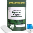 Almofadas Humidificadoras de Eucalyptus Menthol - Pads Vapor Universal para Todos os Vks, Guindaste, Outros Modelos - Substituição Vapopads - Almofadas Vaporizantes Sem Água Natural - Sintomas Frio/Flu