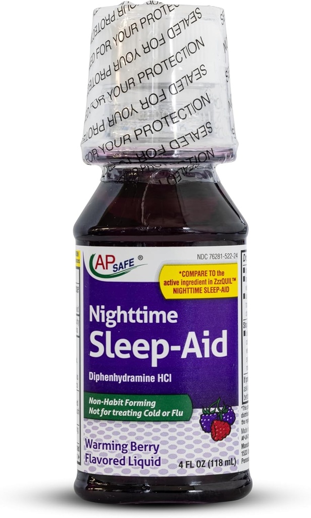 Líquido de Sono noturno para adultos, AP seguro