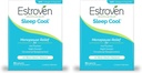 Sono Estroven fresco para alívio da menopausa, 30 Ct, suplemento de apoio ao sono com ingredientes clinicamente comprovados para aliviar sintomas de menopausa mais suores noturnos e alívio de flash quente, sem drogas e sem glúten