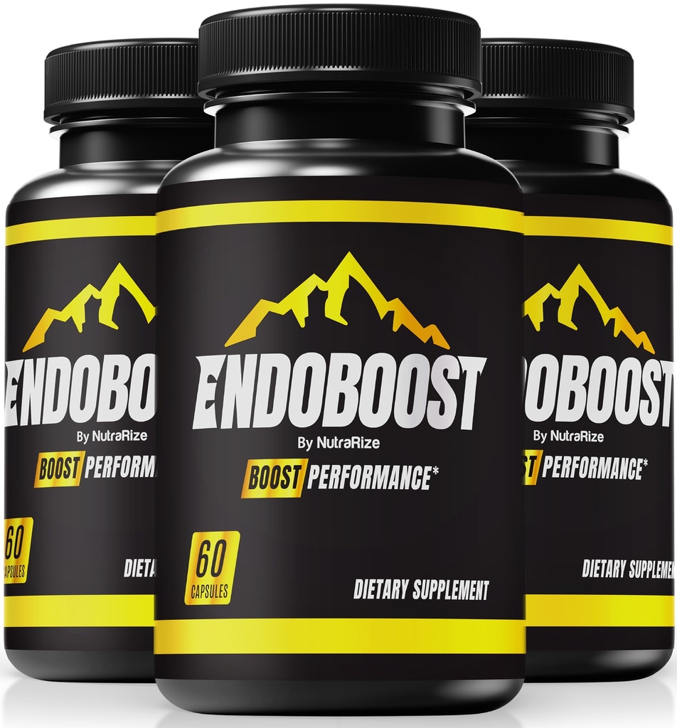 (3 Pack) Endoboost para homens - (Official) Endoboost Performance, Endo Boost Supplements, Endoboost Boost Capsules, Endoboost Reviews for Health Pills Pro Advanced Formula (180 Capsules)