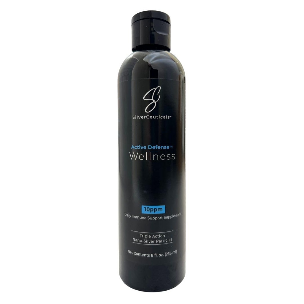 Tecnologia Coloidal Prata w/Nano - 10ppm 8 oz - 8X mais eficaz - Suporte Imune Natural - Salvar os dias doentes - Idades 5 & Up - Supera Pratas PPM mais altas - Sem gosto e cheiro - 3a parte testado
