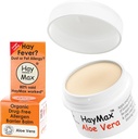 HayMax Allergen Barrier Balm - Aloe Vera 0,17 fl oz - Orgânico, Natural e Não-Drowsy Hay Fever & Balm Alergia alívio - Blocos Pólen e outras partículas de alergénio - Ótimo para adultos, crianças e mulheres grávidas