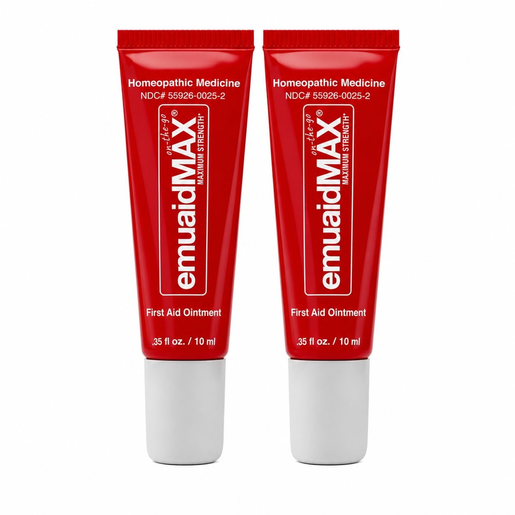 EMEAIDMAX Unhas Fungos Tratamento Ponho – Poderoso Natural Nail & Toenail Fungos Tratamento para infecções fúngicas resistentes, Reduz Coceira & Desconforto, On-The-Go Tamanho, 0,35 onças, 2 embalagem