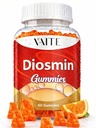 VAITE Diosmin 1000mg - Vein Supplements for Varicose Veins - Leg Health Supplement Fórmula Venous Optimizer, Citrus Bioflavonoids, Ajuda a Circulação para Pernas, Chews Gummy, 60 Gummies Vegan
