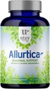 Utzy Naturals Allurtica Suplemento de Suporte Respiratório e Sinus com Quercetin e Nettle Stinging . Suporte Sazonal para Adultos e Crianças.