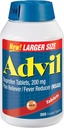 Comprimidos revestidos com 360 Advil 200 Mg Reliever Dor