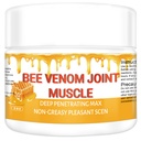 Soro da terapia orgânica do Venom da abelha, junta profissional & creme da liberação do músculo e do osso - liberação eficaz calmante 24 horas para trás, pescoço, mão, pé, joelho, músculo, ombro, quadril, nervo