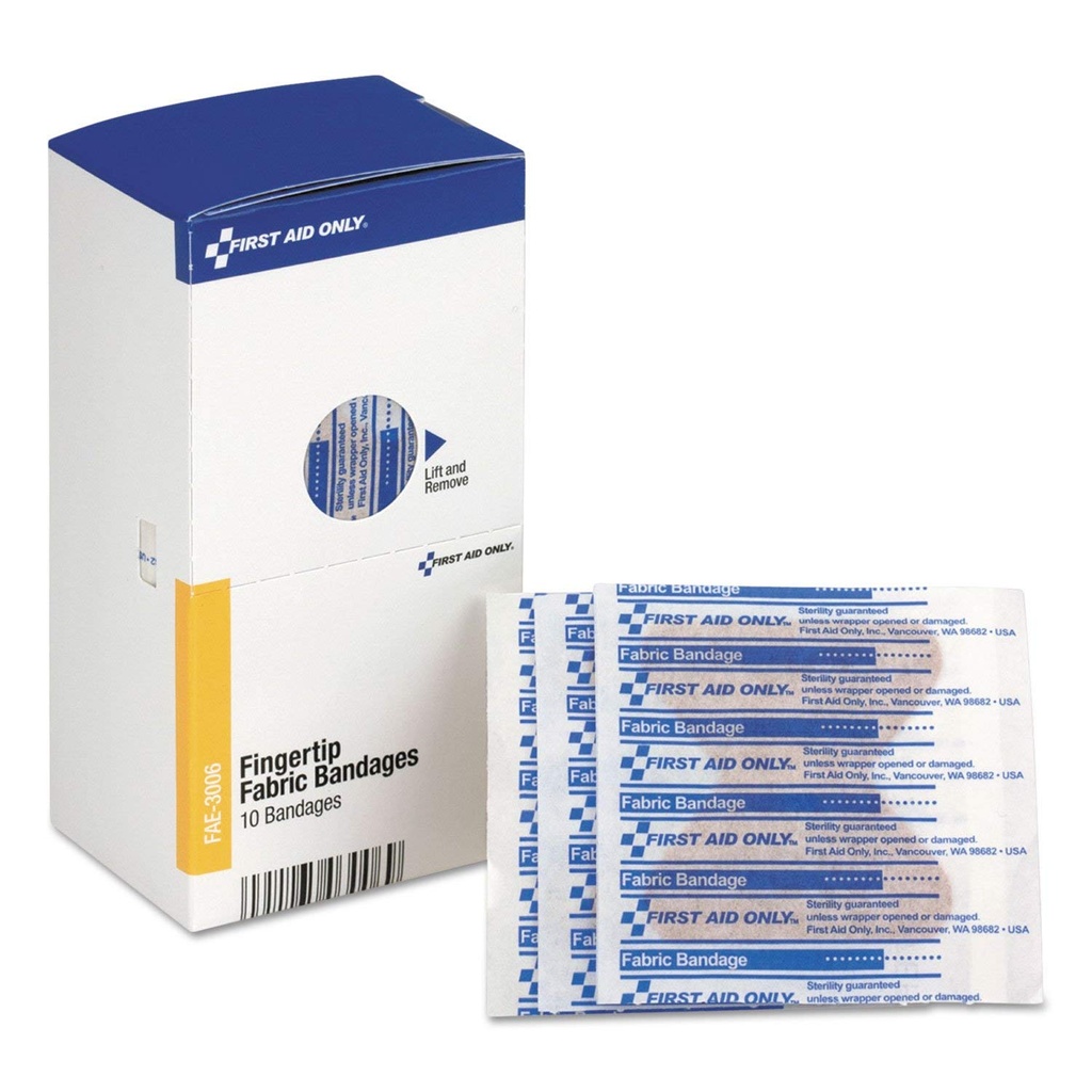 OSHA Smart Compliance Refil Item de ponta de dedo Tecido