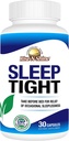 Rise-N-Shine Sleep Tight Supplement com 5 HTP, Magnésio, GABA e L-Teanina - para Mulheres e Homens - 30 dias de Fornecimento (30 cápsulas)