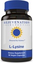 Rejuvenescimento Terapêutica - L-Lysine, Suporta Pele Saudável (60 Cápsulas Vegan, 500mg)